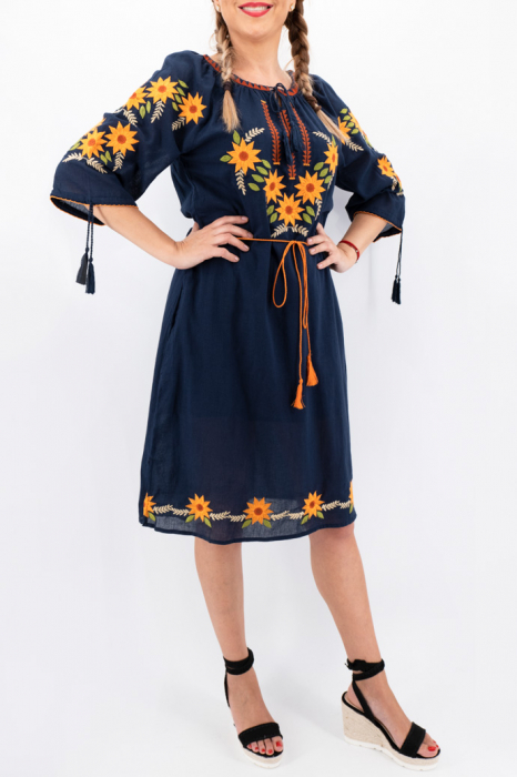 Rochie Traditionala Floarea Soarelui 11 [2]