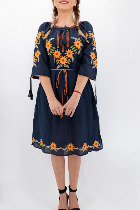 Rochie Traditionala Floarea Soarelui 11 [4]