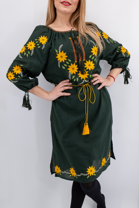 Rochie Traditionala Floarea Soarelui 12 [4]