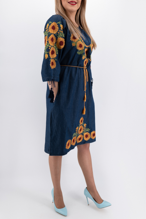 Rochie Traditionala Floarea Soarelui 14 [3]