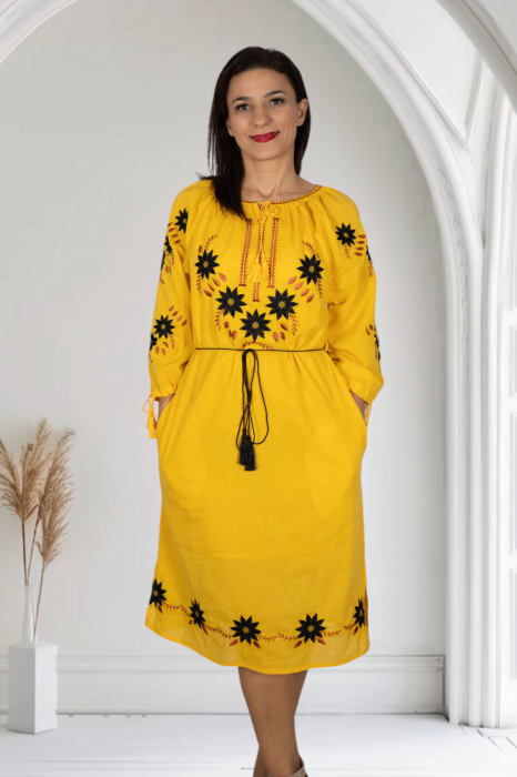 Rochie Traditionala Floarea Soarelui 25 [2]