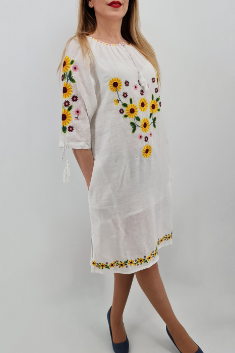 Rochie Traditionala Floarea Soarelui 4 [2]
