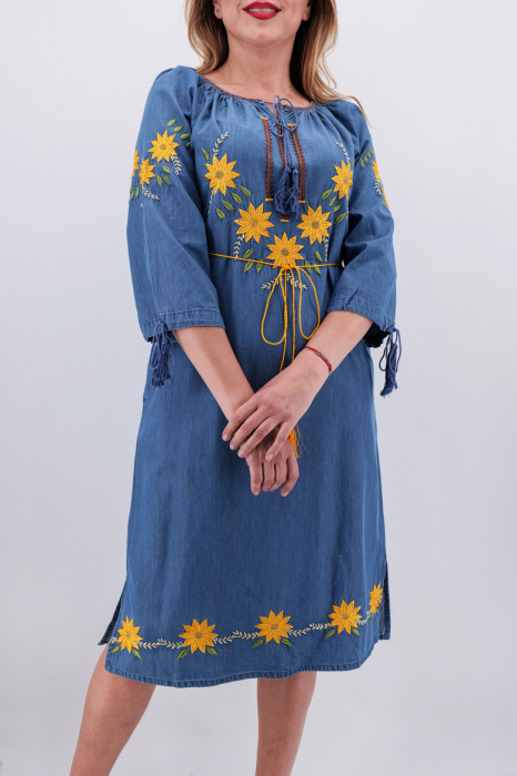 Rochie Traditionala Floarea Soarelui 7 [4]