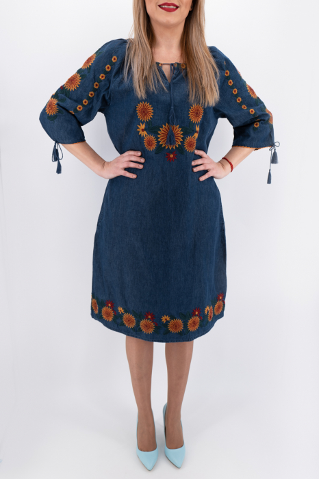 Rochie Traditionala Floarea Soarelui 6 [4]