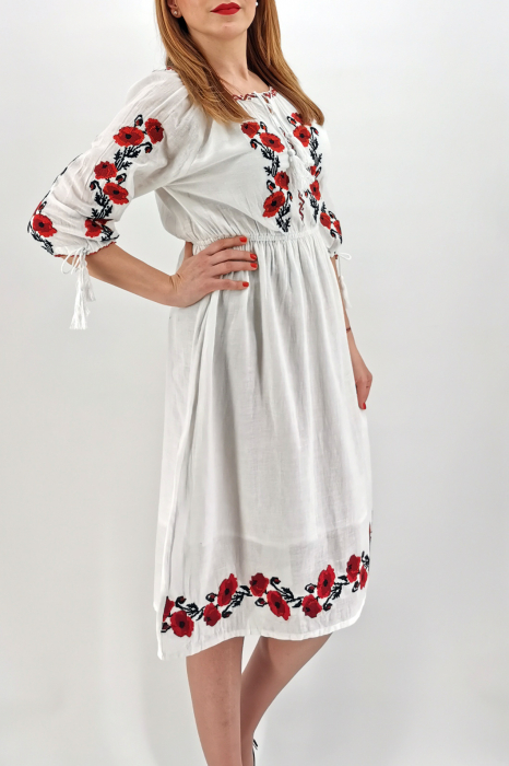 Rochie Traditionala Lacramioara - Masura Mare [3]