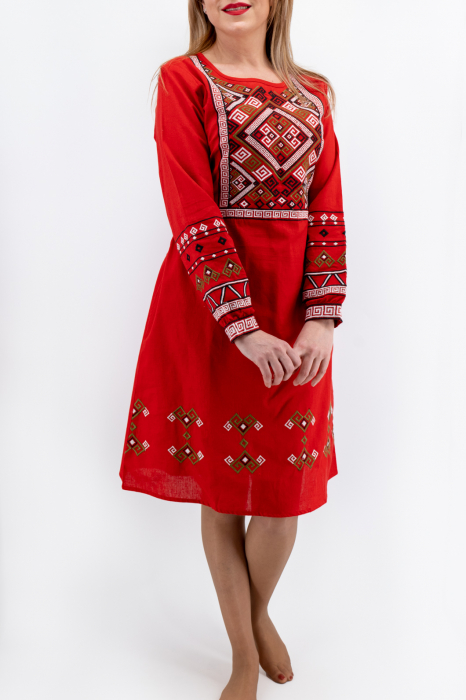 Rochie Traditionala Roza 3 [3]