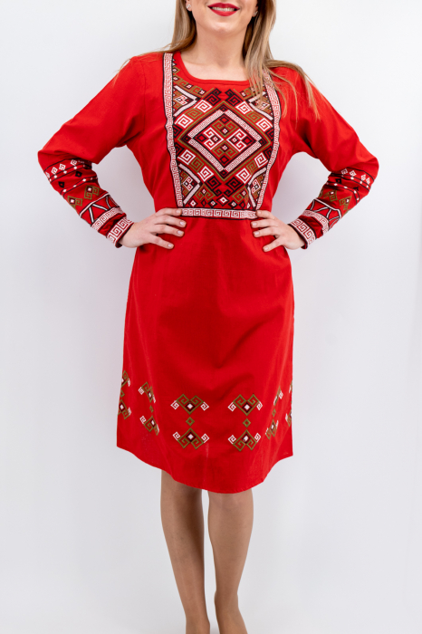 Rochie Traditionala Roza 3 [4]