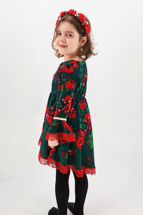 Rochita cu tematica florala de la 4 an la 6 ani [4]