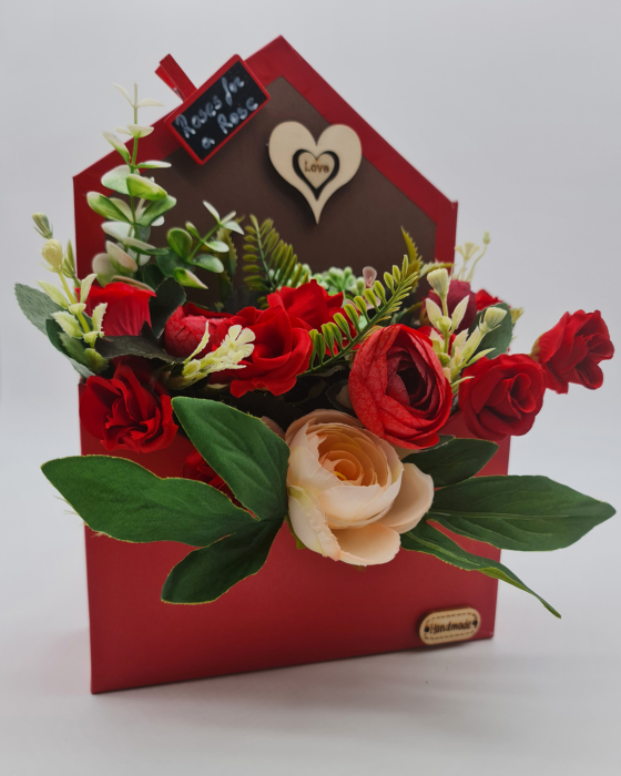 Set cadou Plic – Buchet flori 5 [2]