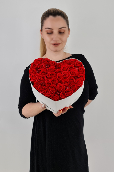 Set cadou – Trandafiri sapun – inima mijlocie! [5]