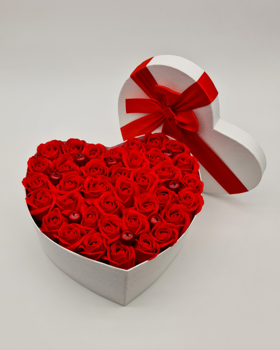 Set cadou – Trandafiri sapun – inima mijlocie! [2]