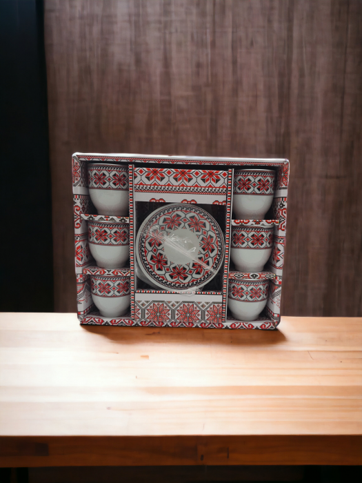 Set cafea cu motive traditionale [2]