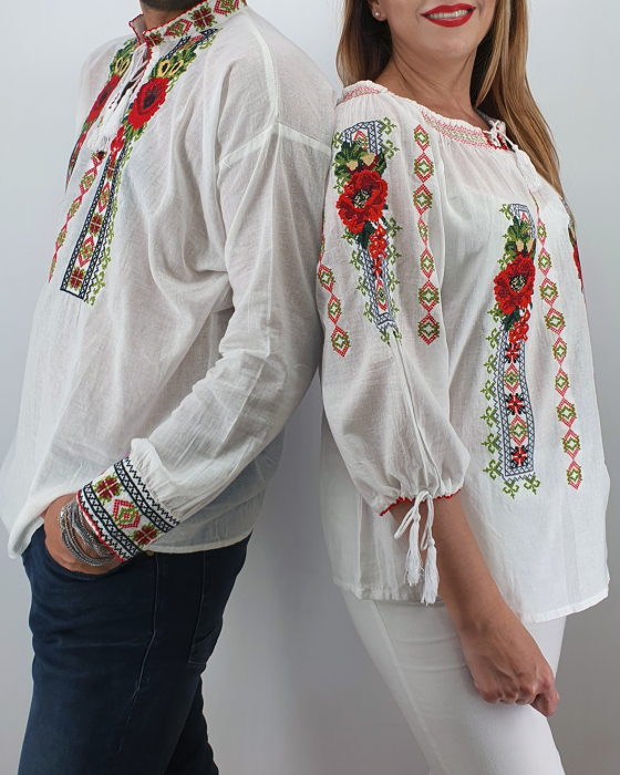 Set Traditional / IE Mama / Camasa Tata cu Maci [2]