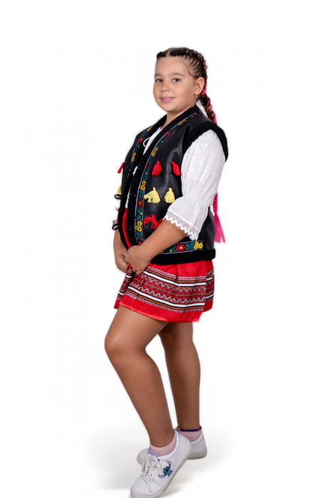 Vesta traditionala fetite cu blanita [2]