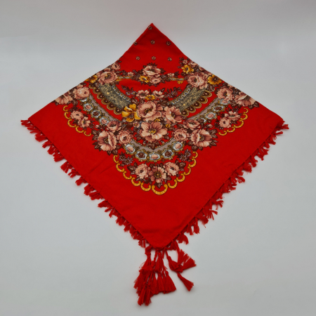 Esarfe si Baticuri - Batic Traditional cu Imprimeu Floral