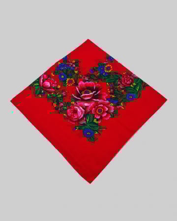 Esarfe si Baticuri - Batic Traditional cu Imprimeu Floral