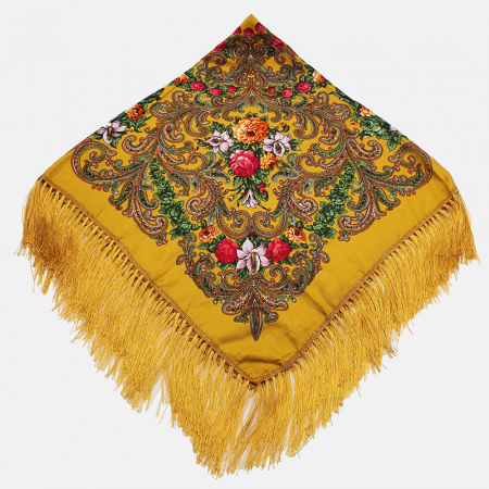 Esarfe si Baticuri - Batic Traditional cu Imprimeu Floral