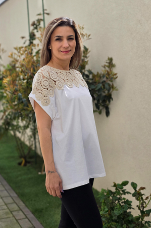 Bluza cu dantela Camelia [3]