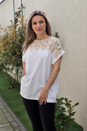 Bluza cu dantela Camelia [2]