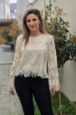 Vesta Iarna - Bluza Macrame 4