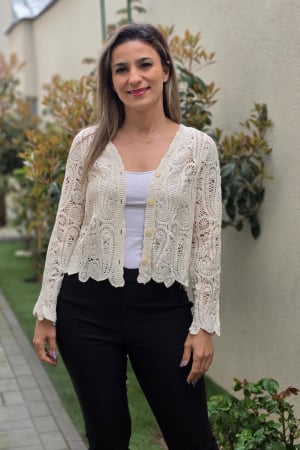 Vesta Iarna - Bluza Macrame 6
