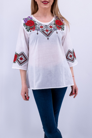 Ii Maneca 3/4 - Bluza Traditionala Francisca 6