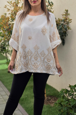 Bluze - Bluza brodata Selena