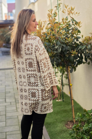 Cardigan brodat macrame 6 [3]