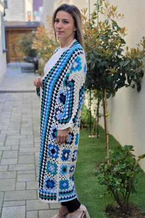 Cardigan brodat macrame [2]