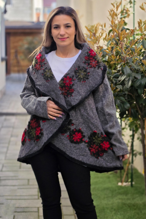 Vesta Iarna - Cardigan Lana Fluture 2