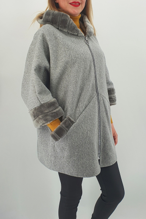 Cardigan Mia cu gluga [0]