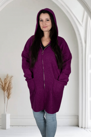 Femei - Cardigan Mia cu gluga 17