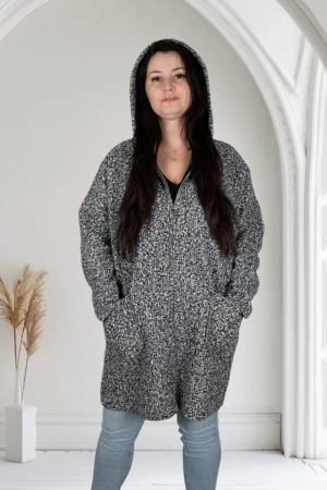 Femei - Cardigan Mia cu gluga 15