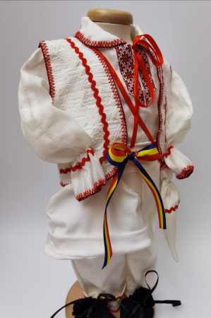 Compleu traditional baietel Rosu [1]