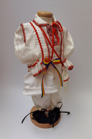 Compleu traditional baietel Rosu [2]