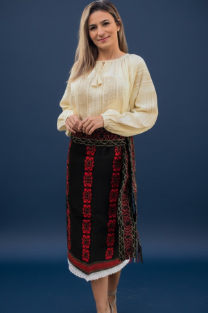 Costume Vesta si Fote traditionale - Costum / IE/ Catrinta si Brau Mia