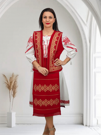 Costum Rochie/ Vesta//Brau si 2 Fote [0]