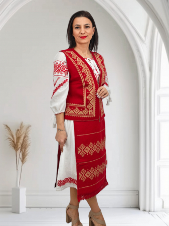 Costum Rochie/ Vesta//Brau si 2 Fote [2]
