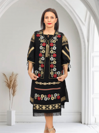 Femei - Costum Traditional Vesta si 2 Fote Damina 2
