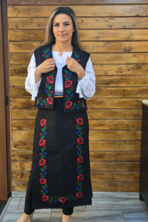 Costume Vesta si Fote traditionale - Costum Traditional Vesta si Fote Flori 2