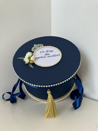 Trusou si Cufar Botez - Cutie pentru trusou catifea 4