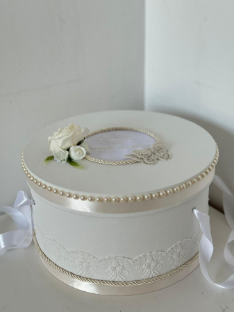 Trusou si Cufar Botez - Cutie pentru trusou catifea 2