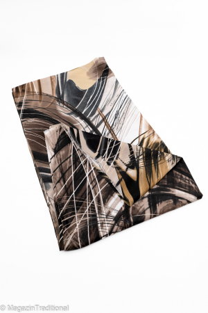 Esarfa Traditionala cu Imprimeu Floral [0]