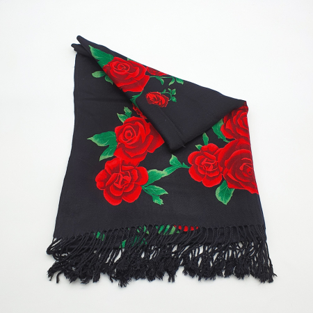 Esarfa Traditionala cu Imprimeu Floral [1]