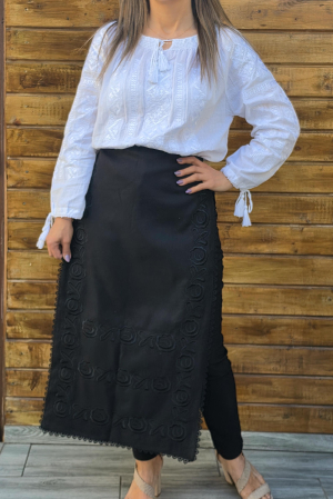 Fote si Catrinte Traditionale - Fote brodate cu model traditional Flori 6