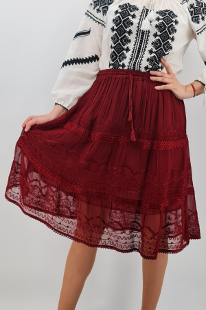 Fusta stilizata cu dantela 3 [0]