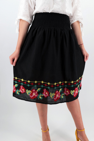 Fusta stilizata cu motive florale - Ionelia 2 [1]
