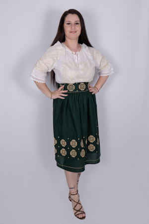 Fuste - Fusta stilizata cu motive traditionale Ofelia 6