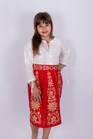 MEGA REDUCERI - Fusta traditionala fetite Tania 2