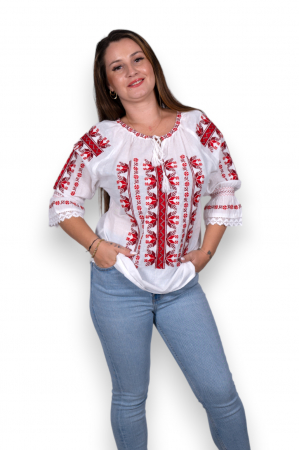 Ii Maneca 3/4 - Ie Traditionala Crinuta